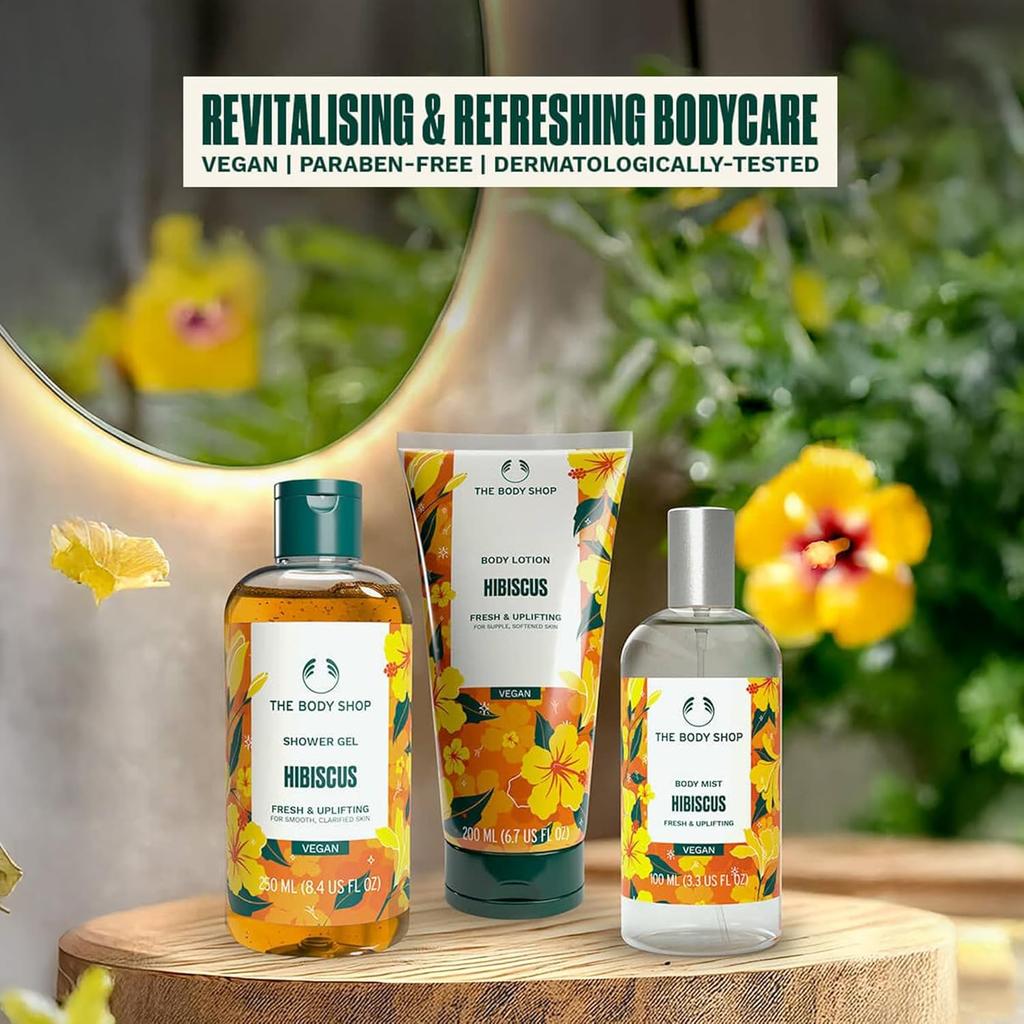 The Body Shop Hibiscus Body Lotion 200ml Pack Of 1 Deeply Hydrating Moisturizer For Soft Smooth Skin