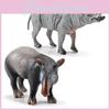 Бэбируса Азиатский тапир ПВХ Фигурки дикой природы Набор для декора класса природы