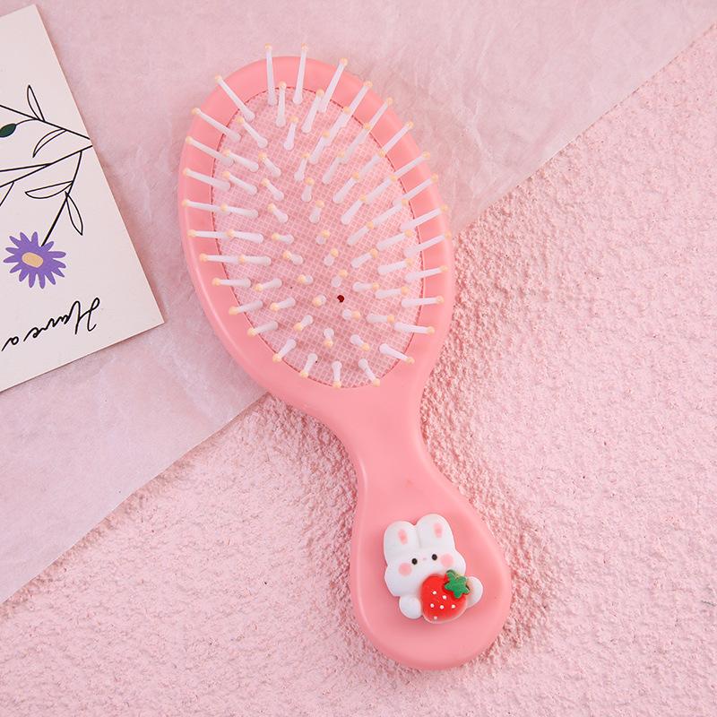 Мини-детская расческа для волос, однотонная массажная расческа для волос для мам и детей, маленькие портативные дорожные щетки для волос, уход за волосами