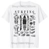 Funny Surfboard Surfing Vintage Patent Surfer T Shirts Men Cotton Humor Streetwear Tee Shirt Short Sleeve Unisex Loose Clothing