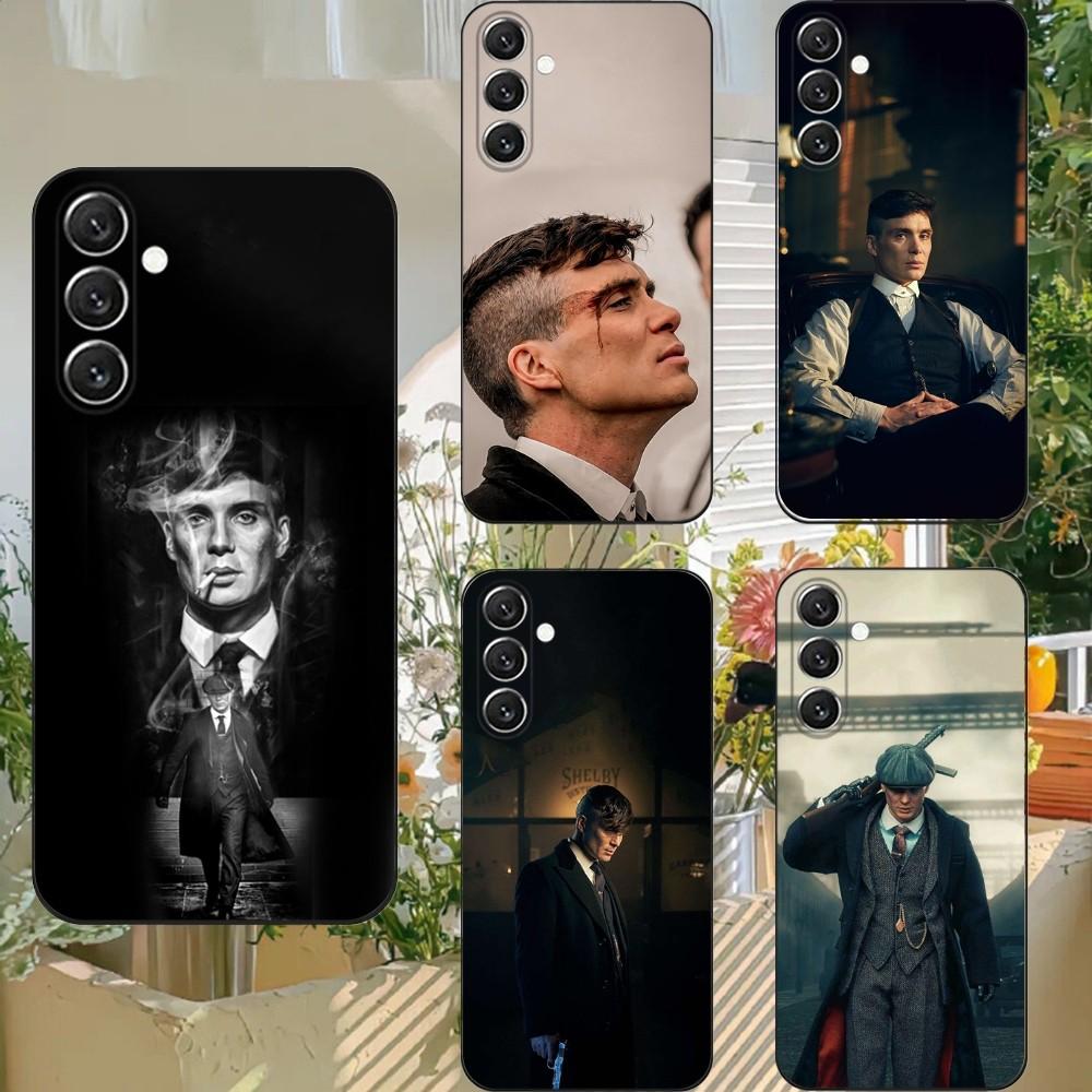 Чехол для телефона Movie P-Peaky B-Blinders для Samsung S25, S24, S21, S22, S23, S30, Ultra, S20, Plus, Fe, Lite, Note, 10, 9, 5G Черный