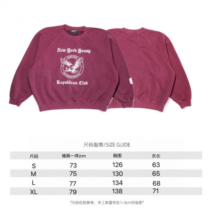 Oversized Washed Cotton Hoodie With Letter Print Unisex Streetwear Fall Casual Sweatshirt