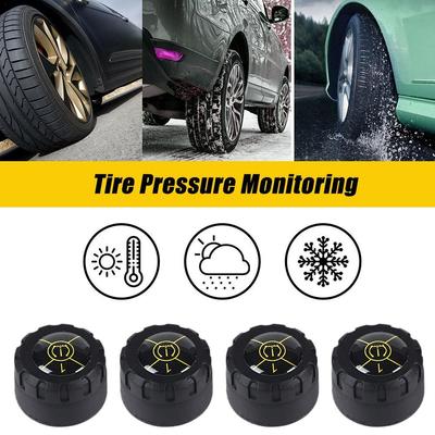 4 шт. Система контроля давления в шинах Bluetooth TPMS Внешние датчики Датчик давления и температуры в реальном времени Датчик шины