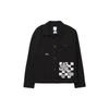 Divine Energy Series Pattern Printed Button-Down Denim Jacket Women Jackets Black VN0A7Q9KBLK