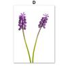 Lavender Picture Nordic Minimalist Canvas Painting Flower Wall Art Prints Purple Art Posters and Prints for Living Room No Frame