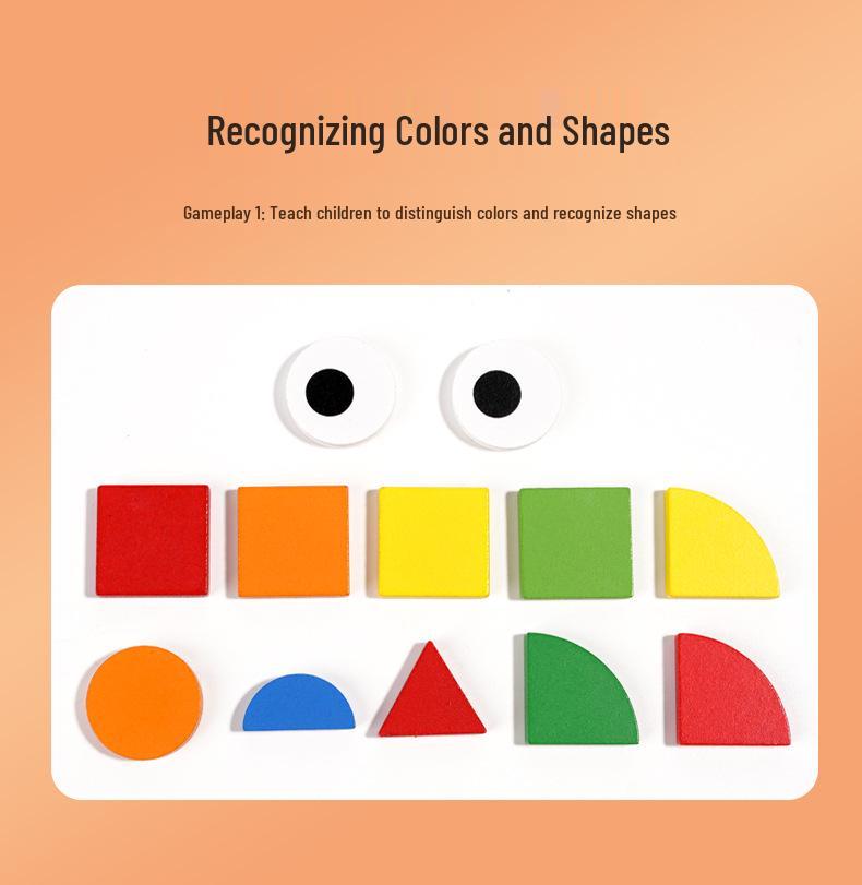 Mosaic 3D Wooden Puzzle Building Blocks for Kids