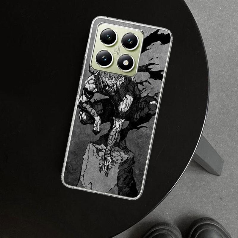 Чехол для телефона One P-Punch-Man Garou для Xiaomi Redmi Note 15 14 13 12 11 Pro Plus 14S 12S 11S 11T 11E 10S 10 Индивидуальный Funda