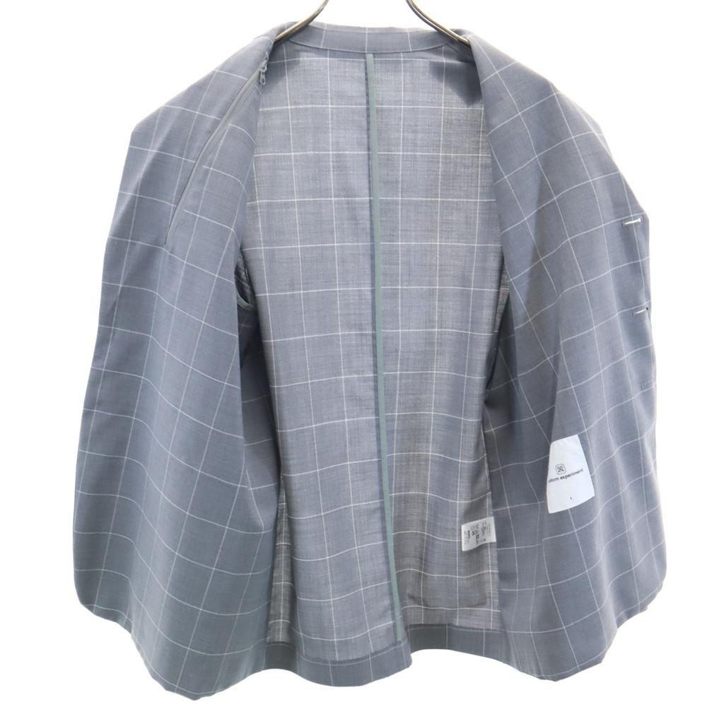 Неиспользованный uniform experiment 20SS Пиджак приталенного кроя в клетку 'оконная рама' Мужской Б/У
