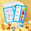 Kids Shape Matching Connecting Board Building Blocks String Beading Number Drawing Board Alphabet Animal Kindergarten Puzzle Toys