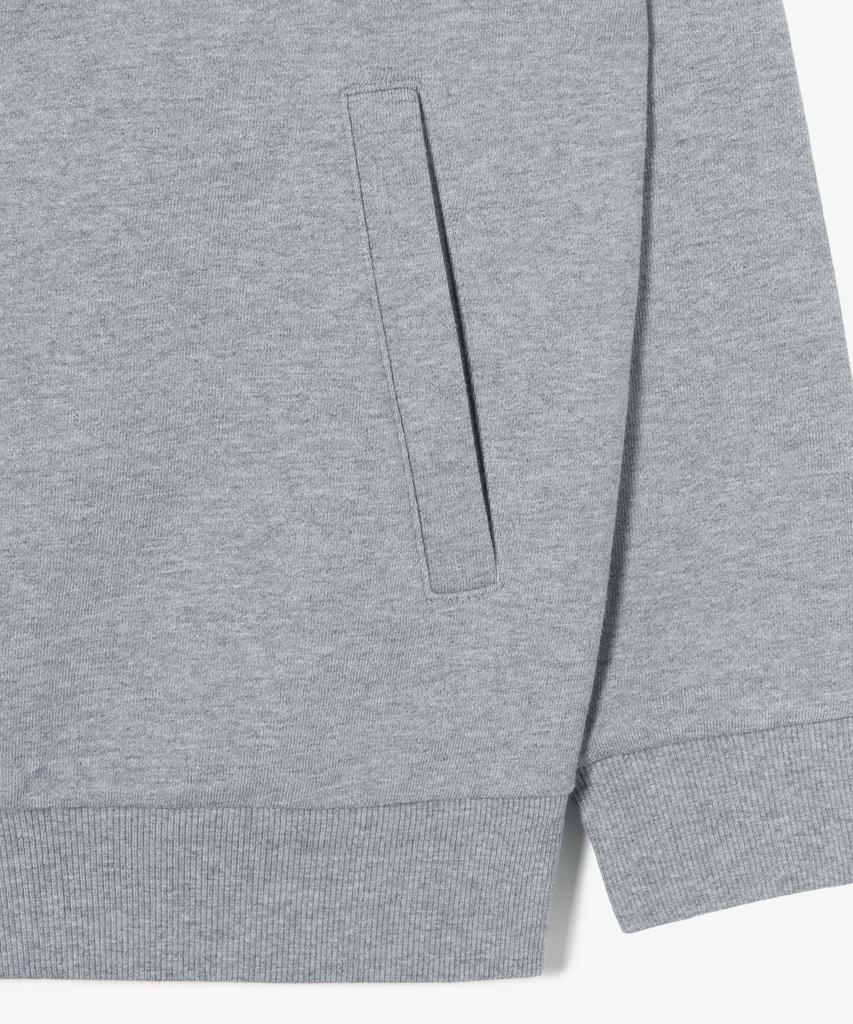 Мужская толстовка Lacoste на молнии из французского терри Базовая Sh317E-56G 5Hi