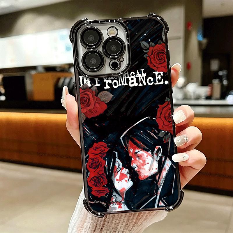 My Chemical Romance MCR Мягкий чехол для телефона для iPhone 15 16 17 Air 14 Pro Max 16E Plus 13 12 Mini Покрытие Защита от падения Fundas
