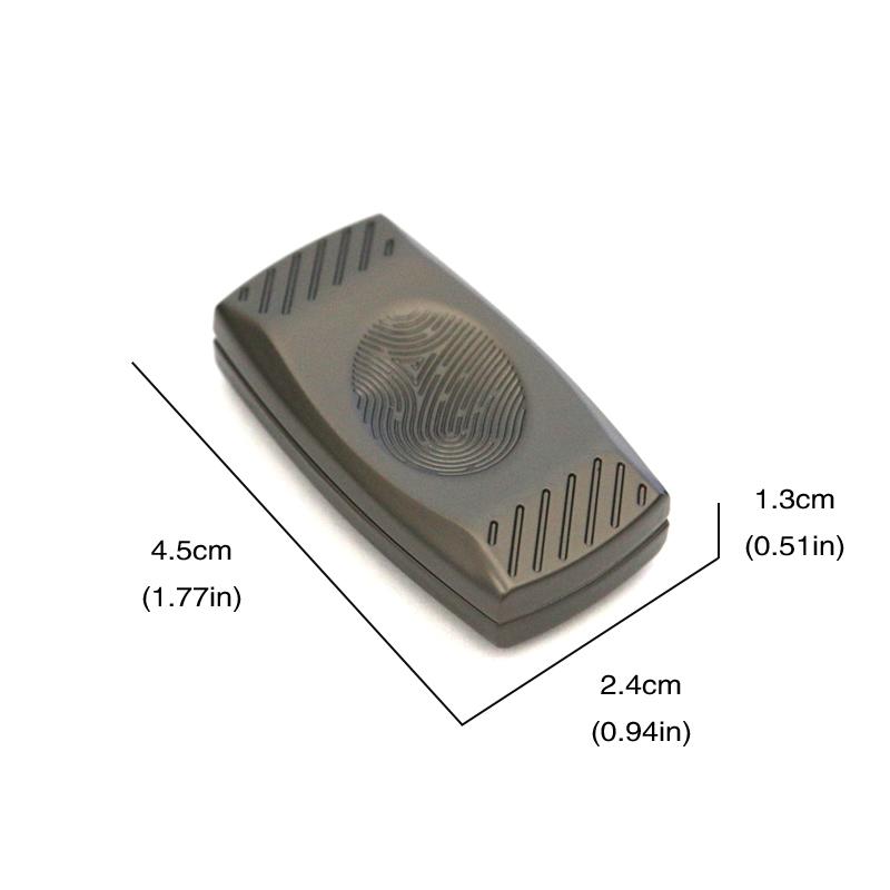 Слайдер для отпечатков пальцев, магнитный тактильный слайдер, EDC-слайдер, металлические игрушки для детей, инструмент для борьбы с СДВГ, игрушки для снятия стресса и беспокойства у взрослых