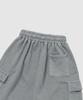 ANDAGAIN Washed Cargo Bermuda Sweatpants