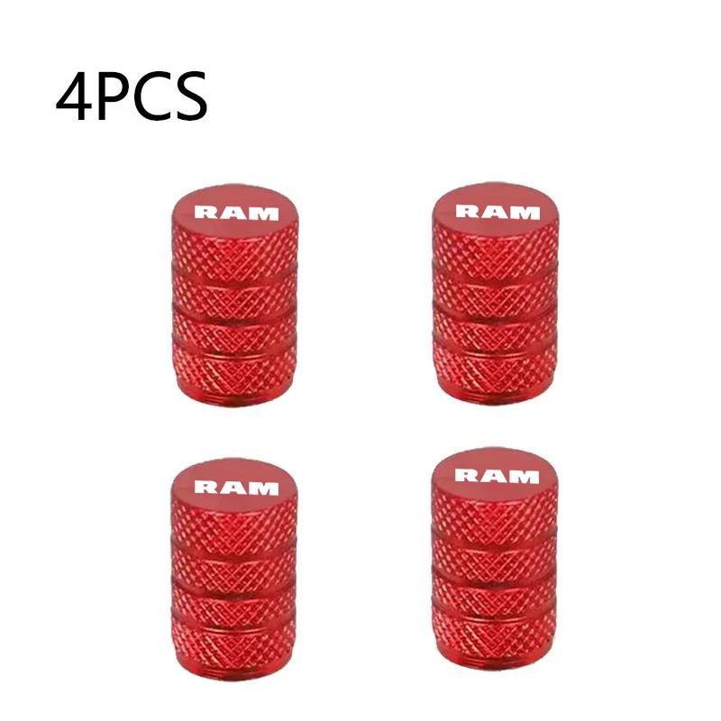 Car Styling Car Wheel Tire Valve Caps Tyre Stem Covers Airdust Waterproof For Dodge Ram 1500 2500 3500 AccessoriesWW8