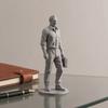 Статуэтка Бизнесмена на стол 3D-печать Офисный Декор для Мужчин Фигурка Руководителя с Портфелем