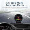 Car OBD Speedometer Head Up Display On-board Computer Digital Meter Mileage Water Temp Oil Pressure Time Distance Speed Gauge