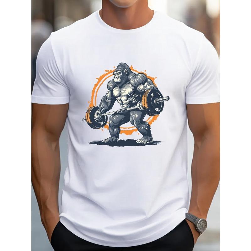 Мужская футболка винтажная Strength европейского размера