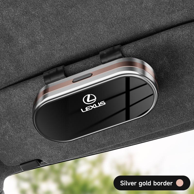 Car Sun Visor Sunglasses Case Glasses Holder Clip For Lexus RX330 IS250 Ct200h ES300h RX350 Fsport Car Accessories Glasses Box