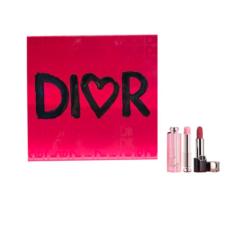 Dior Набор из двух помад: Синяя Золотая Помада #720 3,5 г + Меняющий Цвет Бальзам для Губ #001 3,2 г