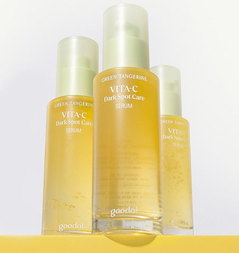 [GOODAL] Green Tangerine Vita C Сыворотка для ухода за темными пятнами 30 мл
