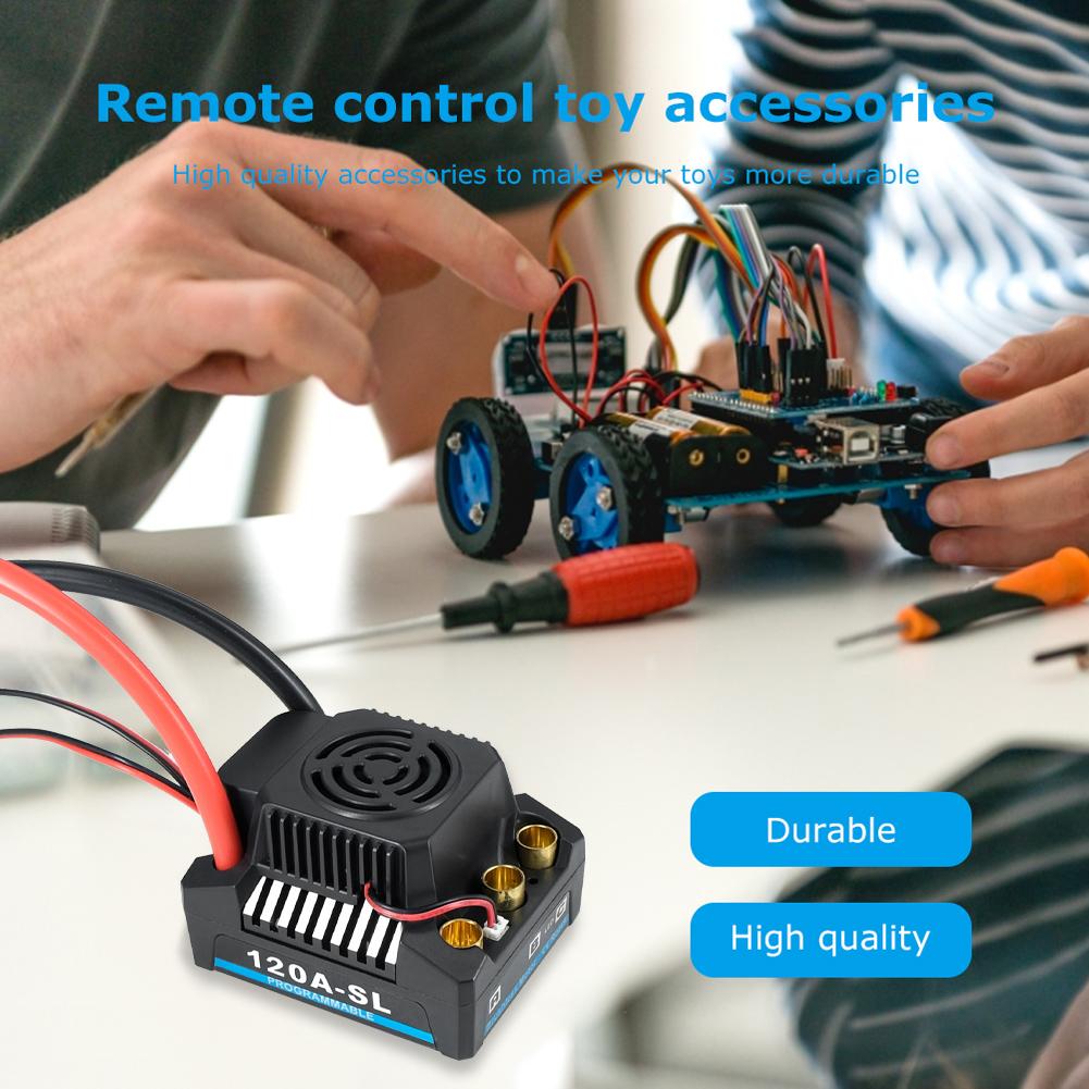 120A-SL 150A-SL 2-4S RC Brushless ESC Sensorless RC Vehicles ESC with 5A/5.8V BEC for 1/8 RC Car Off-road Buggy Monster Boat Toy