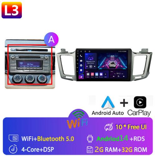 Для Toyota RAV4 Rav 4 XA40 2012 - 2018 Android Car Radio Multimidia Video Player Navigation GPS Carplay Touch Screen Auto Stereo