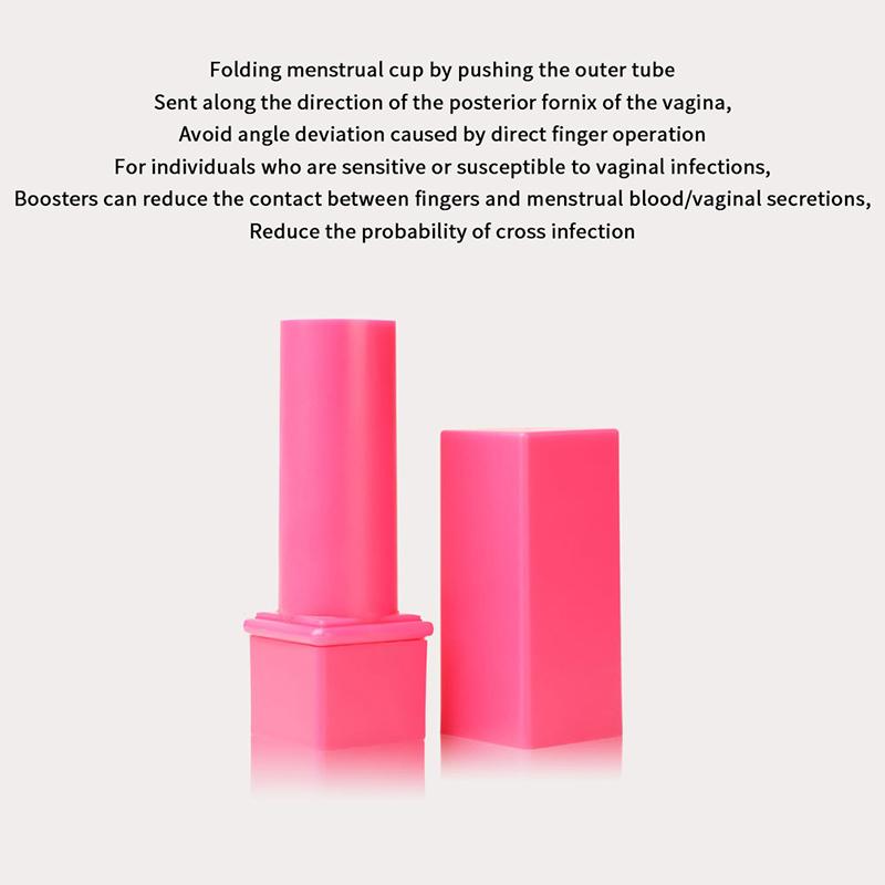 Plastic Menstrual Disc Menstrual Cup Booster Portable Medical Feminine Hygiene Product Leak-Proof Menstrual Period