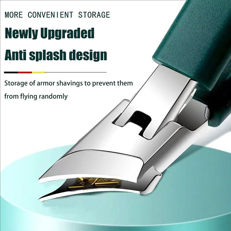 Профессиональные острые косые кусачки для ногтей, триммер, кусачки, инструменты для ухода против разбрызгивания, хироподия, подология, инструмент для ухода за ногами из нержавеющей стали