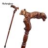 Лиса коричневая деревянная модная трость декоративная вампирская косплей вечеринка деревянная трость Хэллоуин булава палочка 93 см