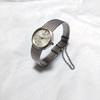 [USED] Extremely rare SEIKO Exceline 3-hand watch, silver color, battery-operated