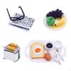 Игровой набор для кухни 1/12 Игрушка для хлебопечки Ролевые игры Набор для еды Фруктовые игрушки Форма для завтрака