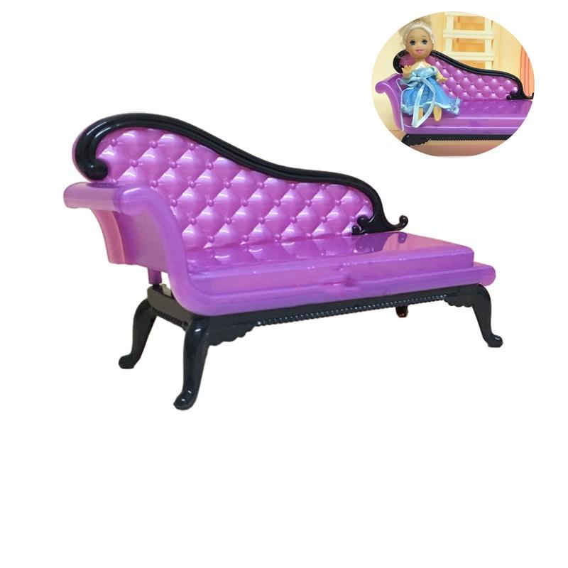 Набор диванов для куклы Барби, пластиковые мебельные аксессуары для кукольного домика, игрушка для дома своими руками