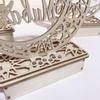 2020 New Wooden Islam Muslim Eid Mubarak Ramadan Home Party Ornament Decor Led Wooden Diy Table Deco