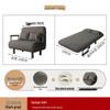 Compact Folding Sofa Bed for Small Apartments - Dual-Use Economy Single/Double Lazy Sofa
