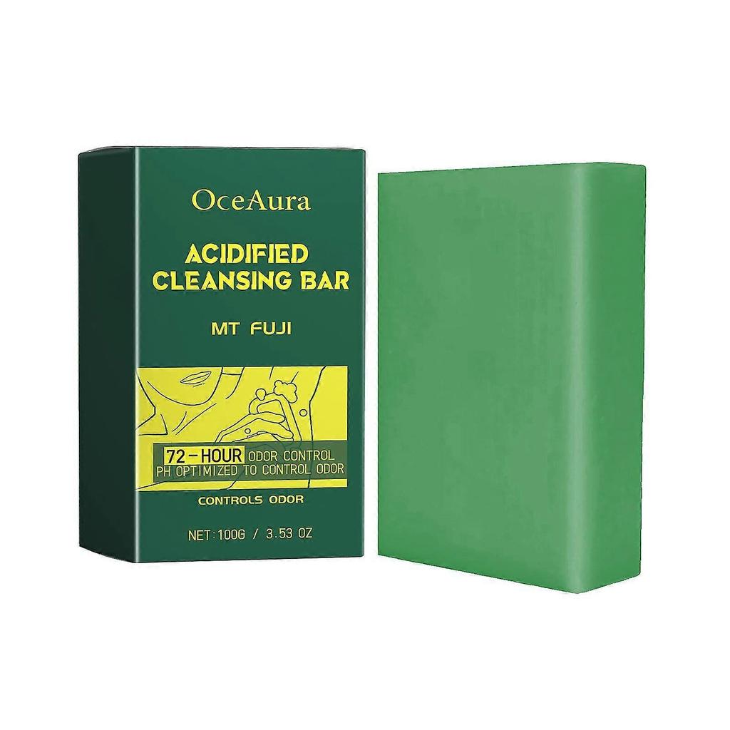 Acidified Cleansing Bar, 24-Hour Odor Control, Removes Odor Better than Soap, Acidified Cleansing Bar Skincare Cleansing Bar Soap