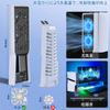 With PS5 PS5 Cooling Fan with Automatic Temperature Fan Speed Fan Speed Indicator Light USB Rapid Heat Heat Low Accessory for New PS5 Compatible with