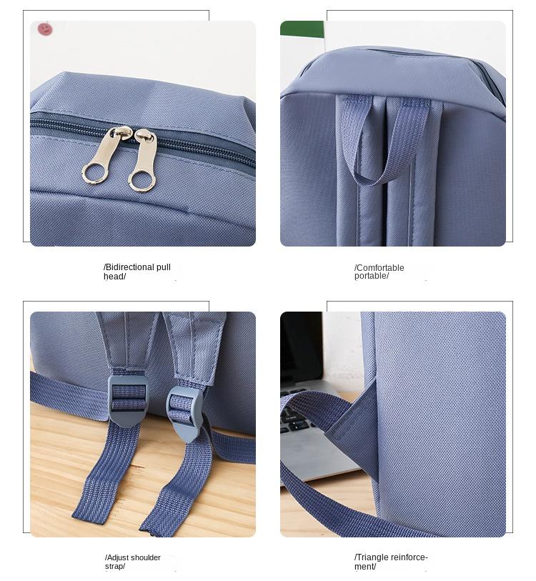 Студенческий школьный женский рюкзак большой емкости, многосекционный повседневный рюкзак