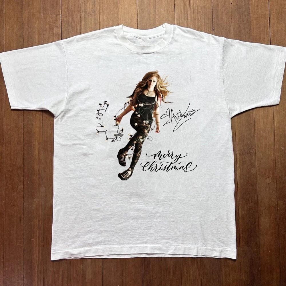 New Avril Lavigne Happy Christmas Gift For Fans Unisex S5XL Shirt MI967 Unisex T-Shirt