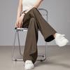 Demana Women's Mid-Waist Straight Casual Pants