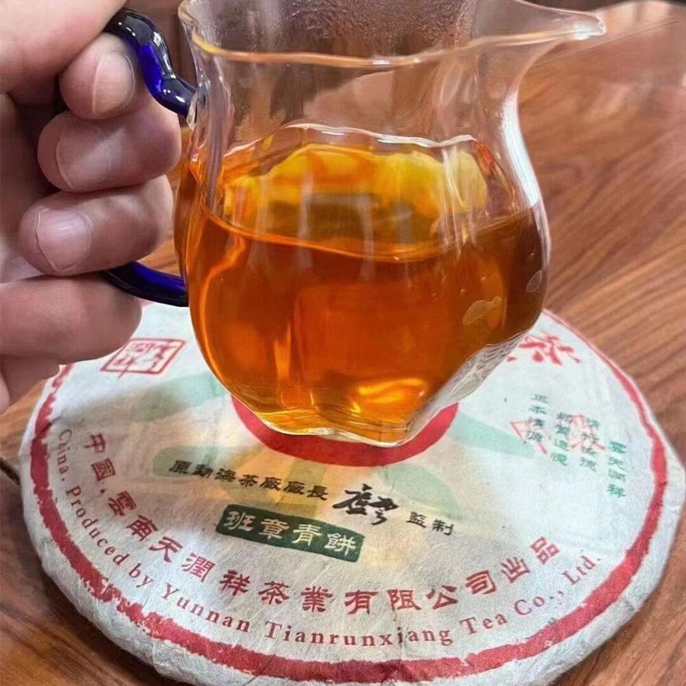 357 г сырой чайный пирог из старого пуэра Юньнань 2006 г., выдержанный сырой чайный торт из пуэра Баньчжан Цинбин