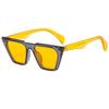 1Pc High-End Black Frame Cat-Eye Sunglasses, Fashionable and Cool, Suitable for Everyday Outings and Partying, Unisex