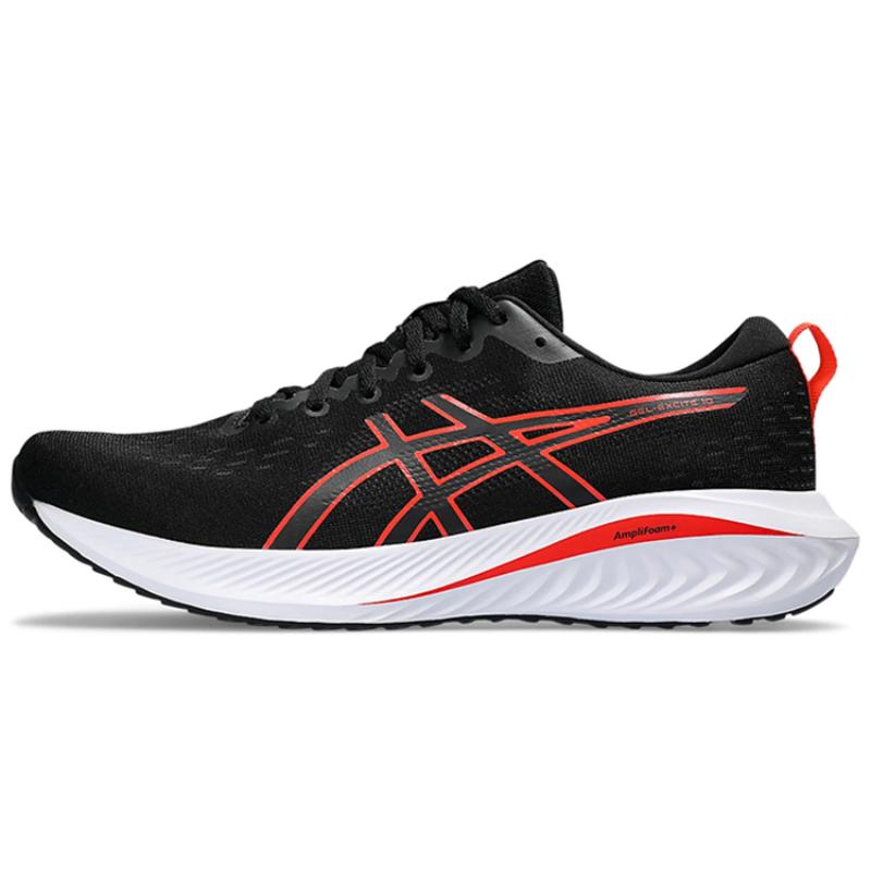 Asics Гель Excite 10 Черный Настоящий Красный Повседневный 1011B600-007