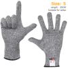 Hppe Level 5 Safety Anti Cut Gloves High-Strength Industry Kitchen Gardening