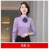 Autumn new business dress shirt non-ironing men's and women's professional wear long-sleeved shirt tooling hotel work clothes