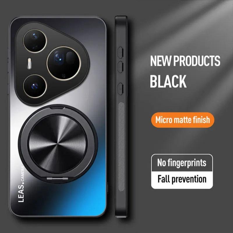 Матовый магнитный чехол AG для HUAWEI Pura 80 Pro Plus 80 Ultra с кольцом-держателем, беспроводная зарядка, жесткий чехол для Pura 70 P60 P50 P40 P30