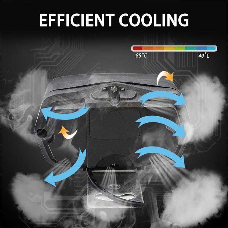 BLALION Motorcycle Headlight 8/12/16 LED Driving Lights Waterproof Auxiliary Motorbike Scooter External Spotlight LED Fog Light