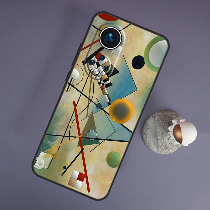 Чехол с изображением Василия Кандинского для Huawei Honor Magic 5 Lite 70 50 X8 X9 a P20 P30 P40 P50 P60 Pro P Smart Nova 9 5T