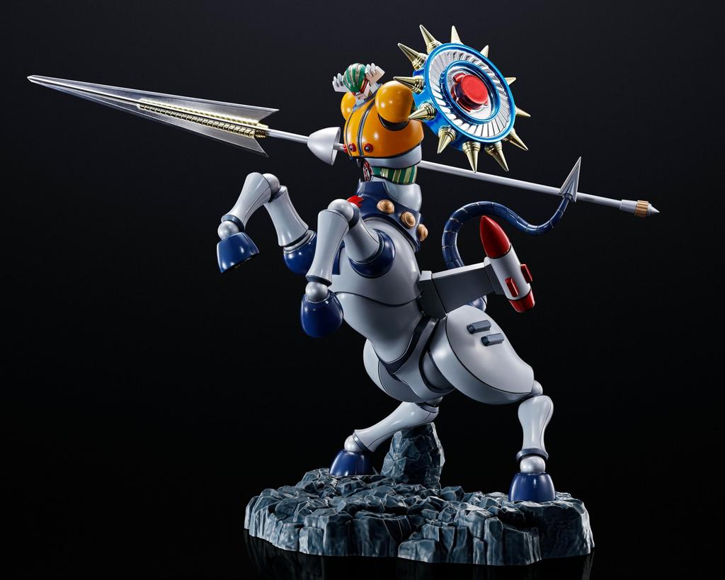 TAMASHII NATIONS Фигурки Zero Touche Steel Jeeg, 230 мм, окрашенная полная фигура в металлическом цвете, прибл.. ПВХ, АБС и металл
