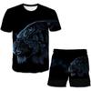 Mens Tiger Clothes Sets Summer Boys Cute T Shirts Short Pants 2pcs Clothing Suits Men Fashion Casual Costume Outfits