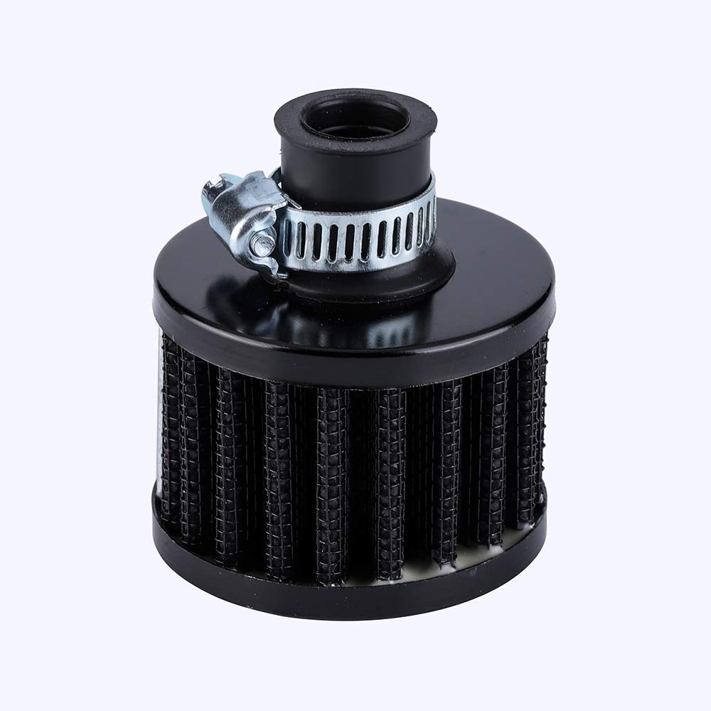 2pcs Vent Air Filter Cover Breather Filter Air Intake Crankcase Vent Valve 12mm/0.47" 2 Pack
